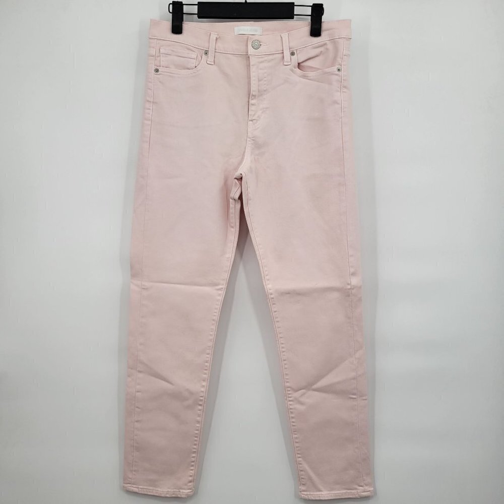 Uniqlo Pink High-Rise Ankle Skinny Jeans Barbie Stretch Denim Size 28 Womens
